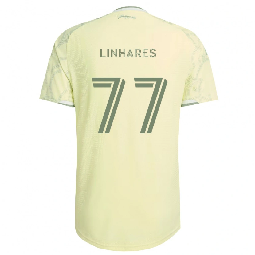 Danxen Mænd Kyle Linhares #77 Beige Hvid Udebane Spillertrøjer 2026/27 Trøje T-Shirt