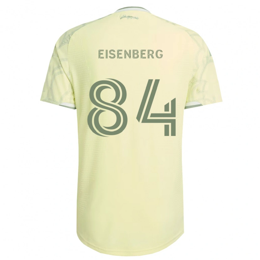 Danxen Mænd Max Eisenberg #84 Beige Hvid Udebane Spillertrøjer 2026/27 Trøje T-Shirt