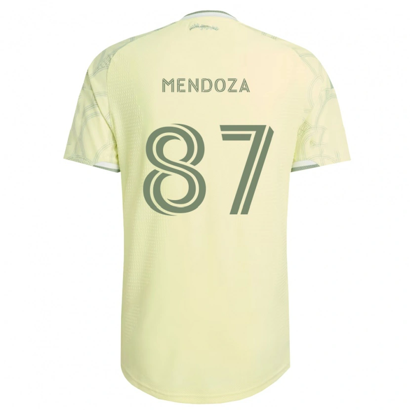 Danxen Mænd Christian Mendoza #87 Beige Hvid Udebane Spillertrøjer 2026/27 Trøje T-Shirt