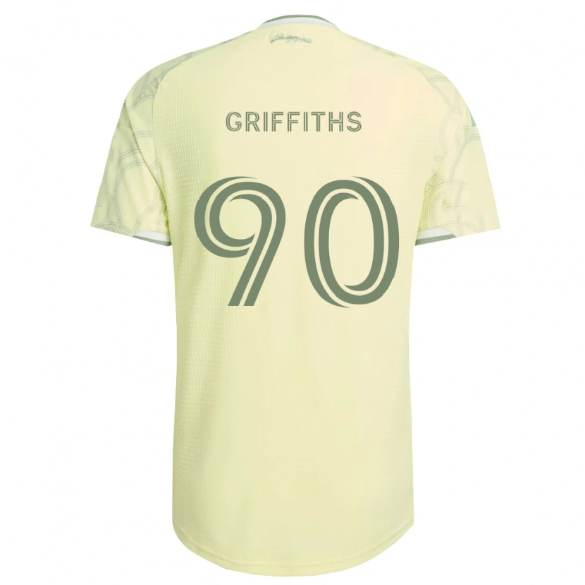 Danxen Mænd Reo Griffiths #90 Beige Hvid Udebane Spillertrøjer 2026/27 Trøje T-Shirt