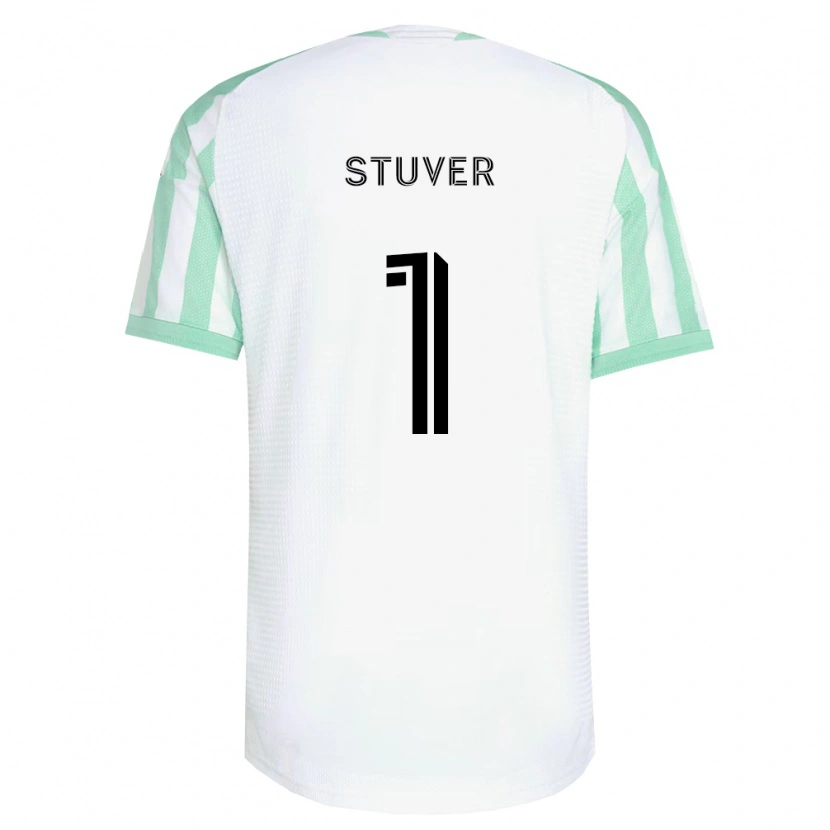 Danxen Mænd Brad Stuver #1 Lysegrøn Sort Hvid Udebane Spillertrøjer 2026/27 Trøje T-Shirt