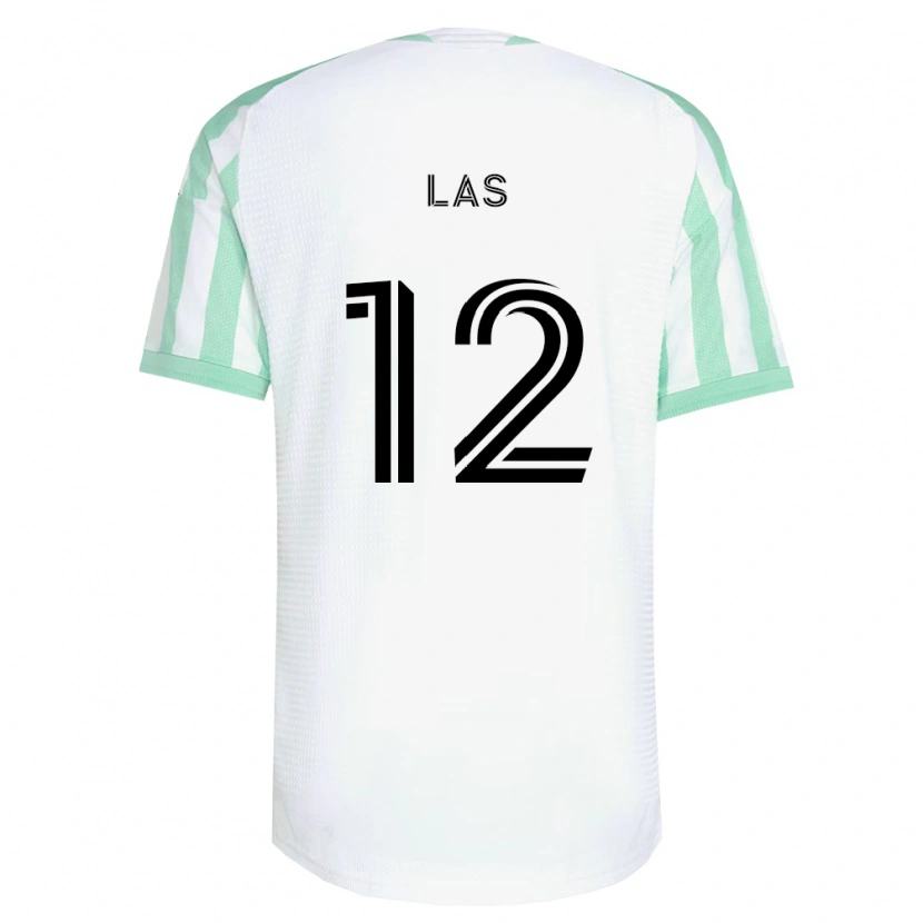 Danxen Mænd Damian Las #12 Lysegrøn Sort Hvid Udebane Spillertrøjer 2026/27 Trøje T-Shirt