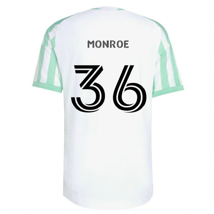 Danxen Mænd Greg Monroe #36 Lysegrøn Sort Hvid Udebane Spillertrøjer 2026/27 Trøje T-Shirt