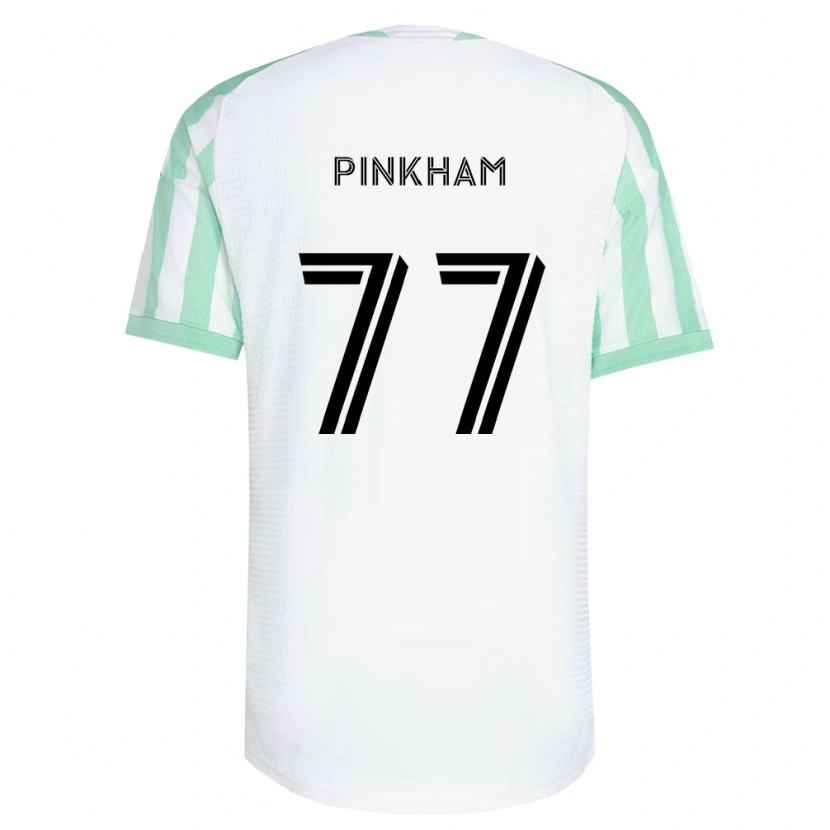 Danxen Mænd Chris Pinkham #77 Lysegrøn Sort Hvid Udebane Spillertrøjer 2026/27 Trøje T-Shirt