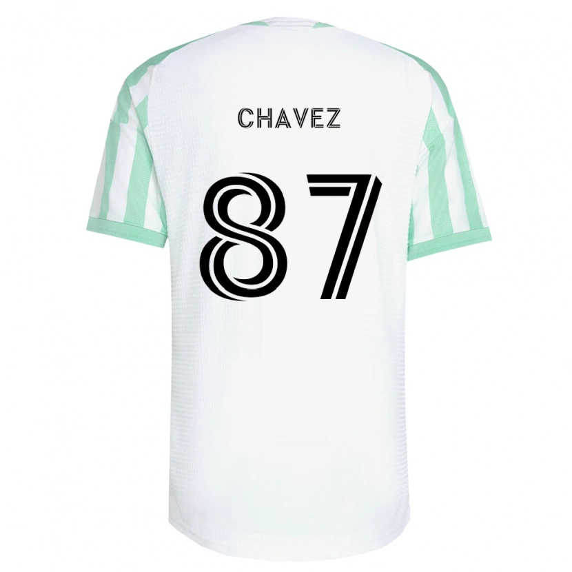 Danxen Mænd Alfonso Ocampo-Chávez #87 Lysegrøn Sort Hvid Udebane Spillertrøjer 2026/27 Trøje T-Shirt