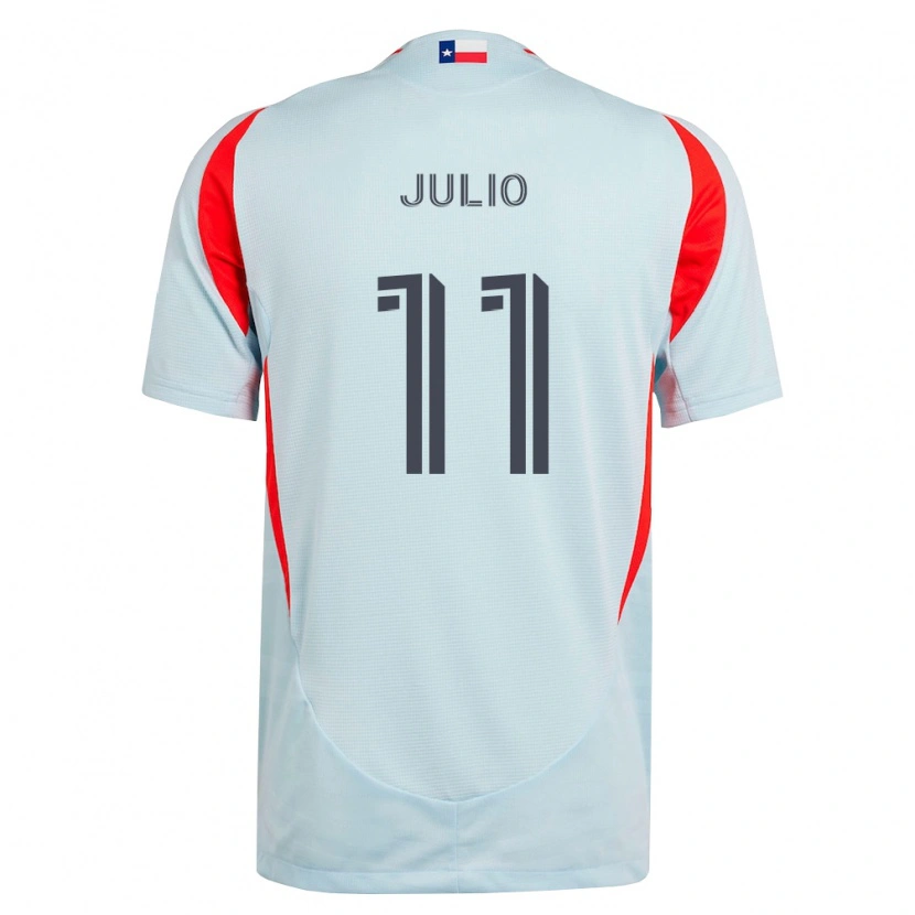 Danxen Mænd Anderson Julio #11 Mørkegrå Hvid Rød Udebane Spillertrøjer 2026/27 Trøje T-Shirt