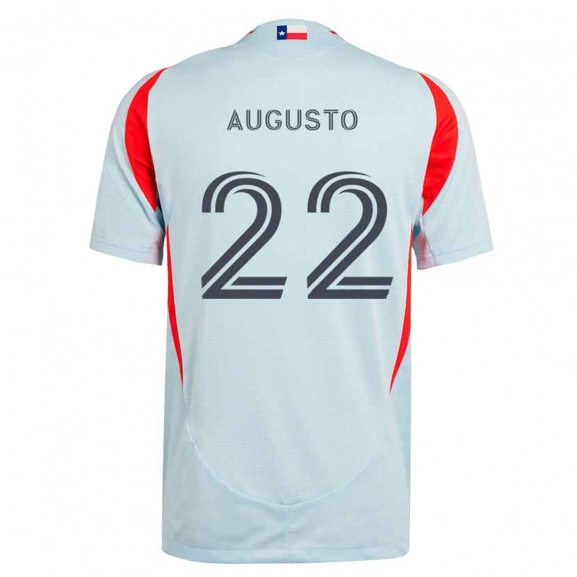 Danxen Mænd Álvaro Augusto #22 Mørkegrå Hvid Rød Udebane Spillertrøjer 2026/27 Trøje T-Shirt