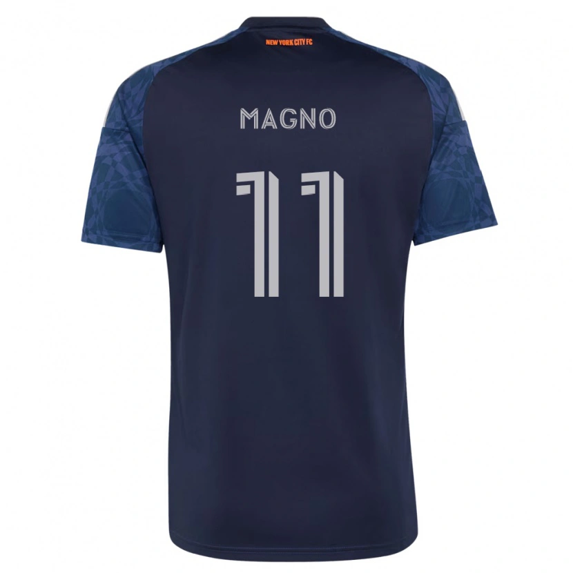 Danxen Mænd Talles Magno #11 Dyb Blå Hvid Udebane Spillertrøjer 2026/27 Trøje T-Shirt