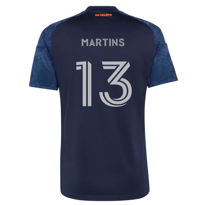 Danxen Mænd Thiago Martins #13 Dyb Blå Hvid Udebane Spillertrøjer 2026/27 Trøje T-Shirt