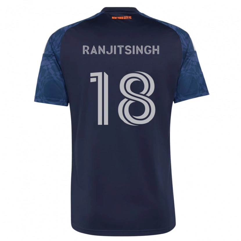 Danxen Mænd Greg Ranjitsingh #18 Dyb Blå Hvid Udebane Spillertrøjer 2026/27 Trøje T-Shirt