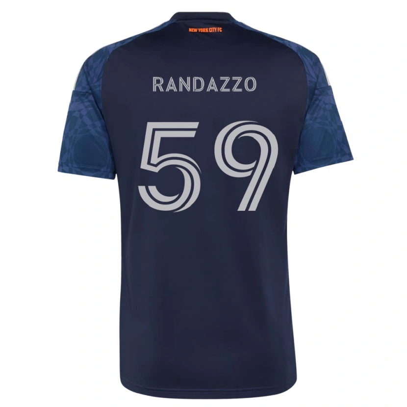 Danxen Mænd Dylan Randazzo #59 Dyb Blå Hvid Udebane Spillertrøjer 2026/27 Trøje T-Shirt