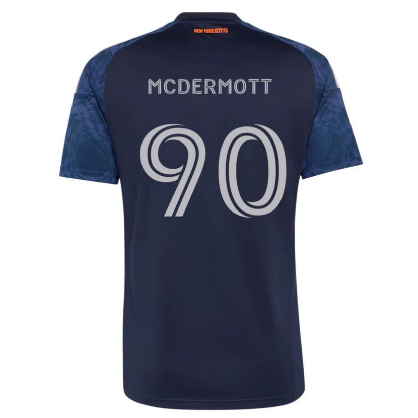 Danxen Mænd Dylan Mcdermott #90 Dyb Blå Hvid Udebane Spillertrøjer 2026/27 Trøje T-Shirt