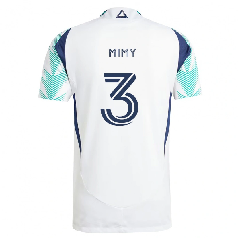 Danxen Mænd Schinieder Mimy #3 Hvid Marineblå Lysegrøn Udebane Spillertrøjer 2026/27 Trøje T-Shirt