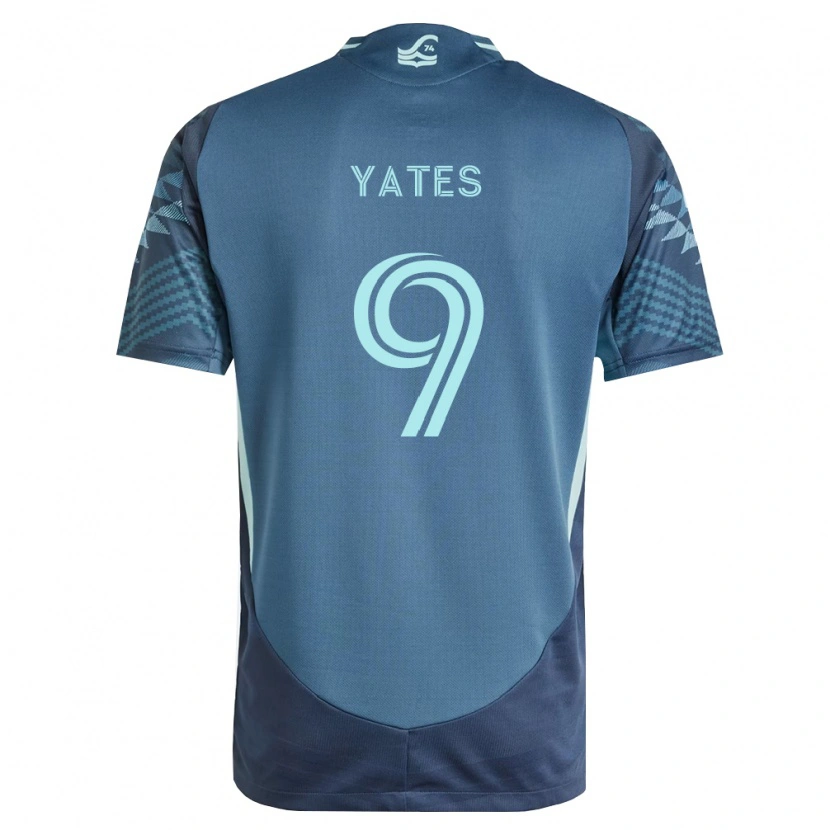 Danxen Mænd Summer Yates #9 Marineblå Grøn Udebane Spillertrøjer 2026/27 Trøje T-Shirt