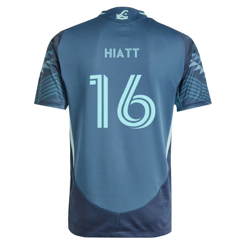 Danxen Mænd Samantha Hiatt #16 Marineblå Grøn Udebane Spillertrøjer 2026/27 Trøje T-Shirt