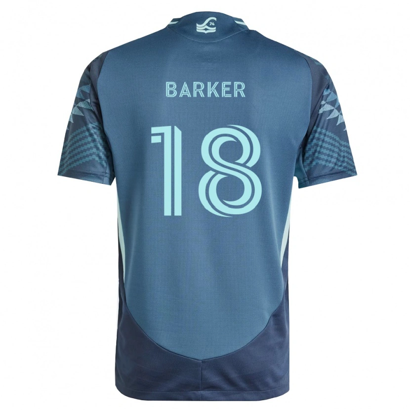 Danxen Mænd Alicia Barker #18 Marineblå Grøn Udebane Spillertrøjer 2026/27 Trøje T-Shirt