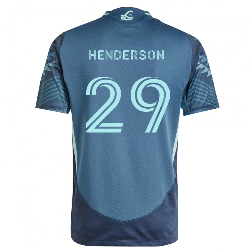 Danxen Mænd Anna Henderson #29 Marineblå Grøn Udebane Spillertrøjer 2026/27 Trøje T-Shirt