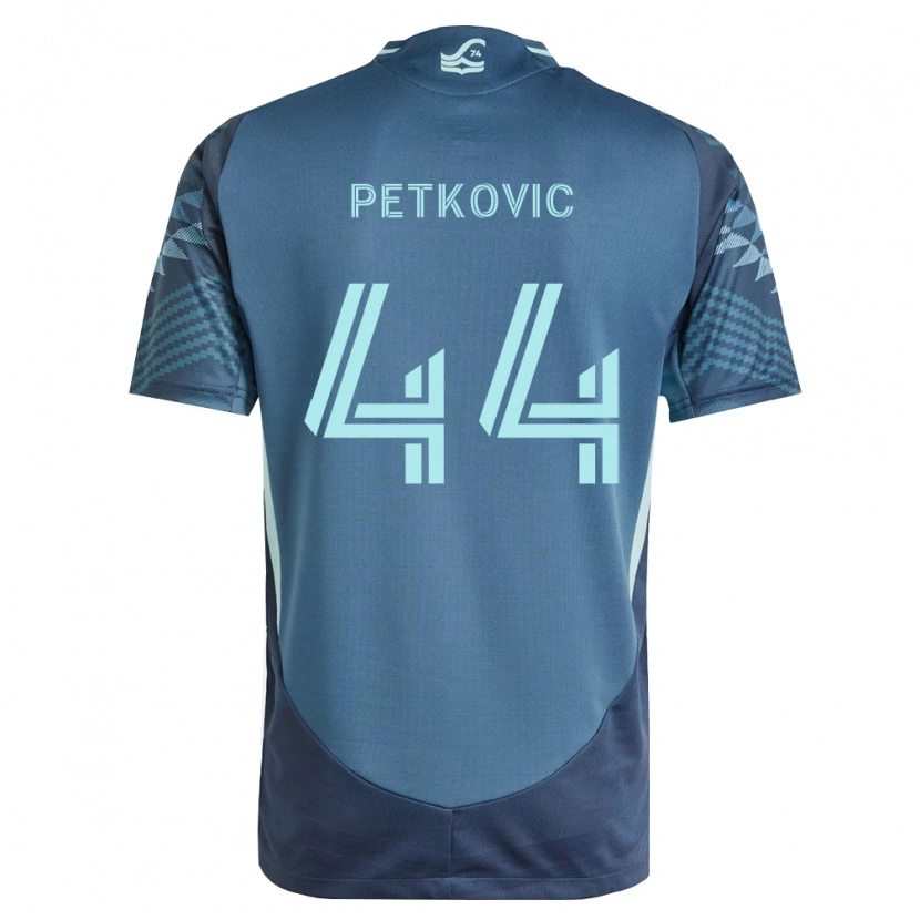 Danxen Mænd Nikola Petković #44 Marineblå Grøn Udebane Spillertrøjer 2026/27 Trøje T-Shirt