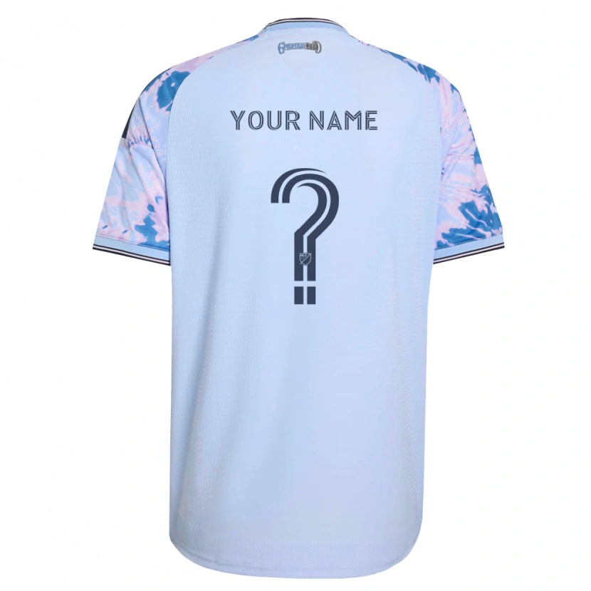 Danxen Mænd Dit Navn #0 Kongelig Blå Hvid Sort Udebane Spillertrøjer 2026/27 Trøje T-Shirt