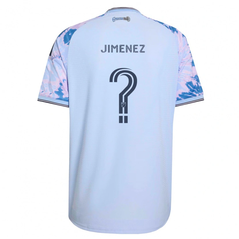 Danxen Mænd Kevin Jimenez #0 Kongelig Blå Hvid Sort Udebane Spillertrøjer 2026/27 Trøje T-Shirt