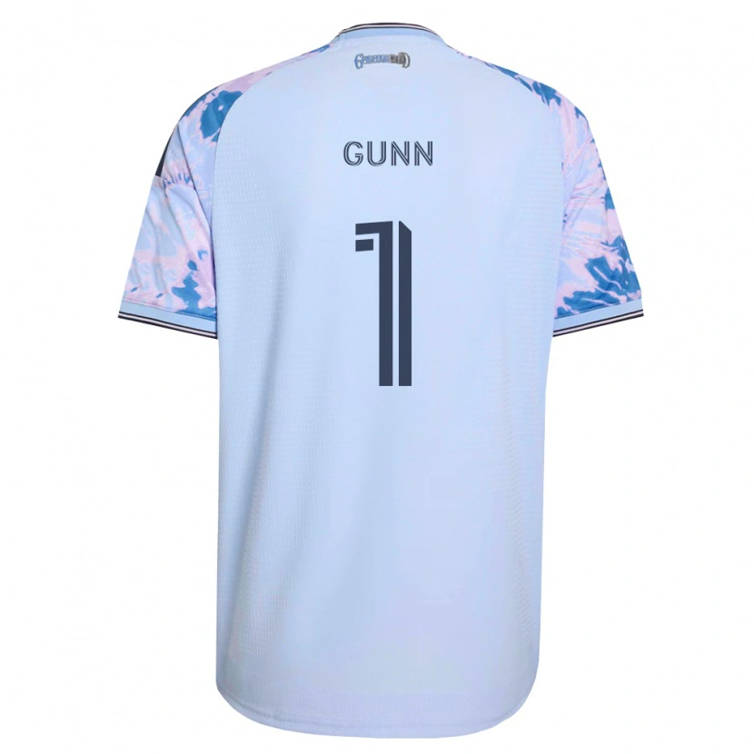 Danxen Mænd Angus Gunn #1 Kongelig Blå Hvid Sort Udebane Spillertrøjer 2026/27 Trøje T-Shirt
