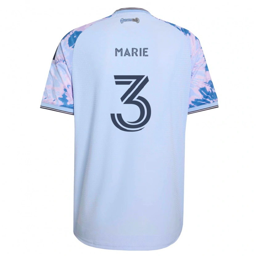 Danxen Mænd Paul Marie #3 Kongelig Blå Hvid Sort Udebane Spillertrøjer 2026/27 Trøje T-Shirt