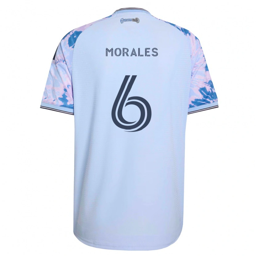 Danxen Mænd Alfredo Morales #6 Kongelig Blå Hvid Sort Udebane Spillertrøjer 2026/27 Trøje T-Shirt