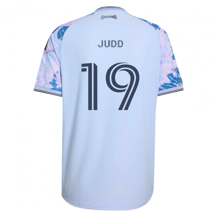 Danxen Mænd Preston Judd #19 Kongelig Blå Hvid Sort Udebane Spillertrøjer 2026/27 Trøje T-Shirt
