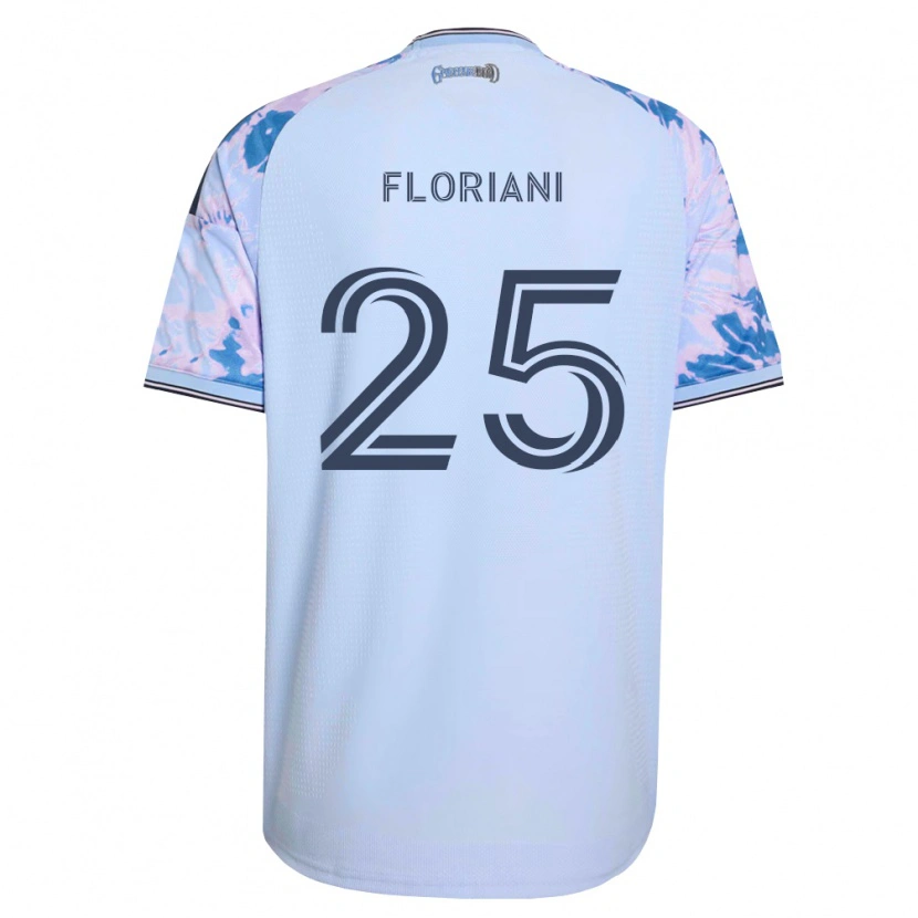 Danxen Mænd Max Floriani #25 Kongelig Blå Hvid Sort Udebane Spillertrøjer 2026/27 Trøje T-Shirt