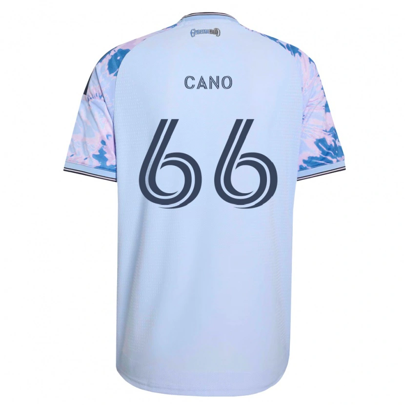 Danxen Mænd Alejandro Cano #66 Kongelig Blå Hvid Sort Udebane Spillertrøjer 2026/27 Trøje T-Shirt