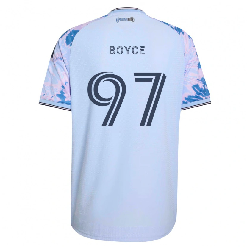 Danxen Mænd Warren Boyce #97 Kongelig Blå Hvid Sort Udebane Spillertrøjer 2026/27 Trøje T-Shirt