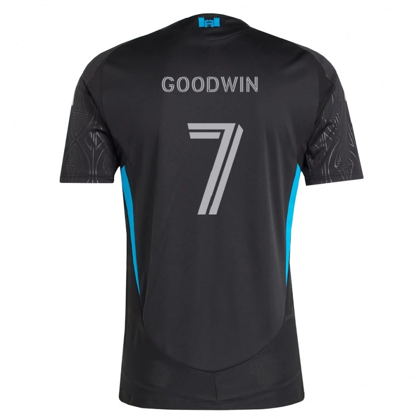 Danxen Mænd Archie Goodwin #7 Sort Hvid Himmelblå Udebane Spillertrøjer 2026/27 Trøje T-Shirt