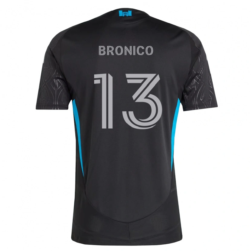 Danxen Mænd Brandt Bronico #13 Sort Hvid Himmelblå Udebane Spillertrøjer 2026/27 Trøje T-Shirt