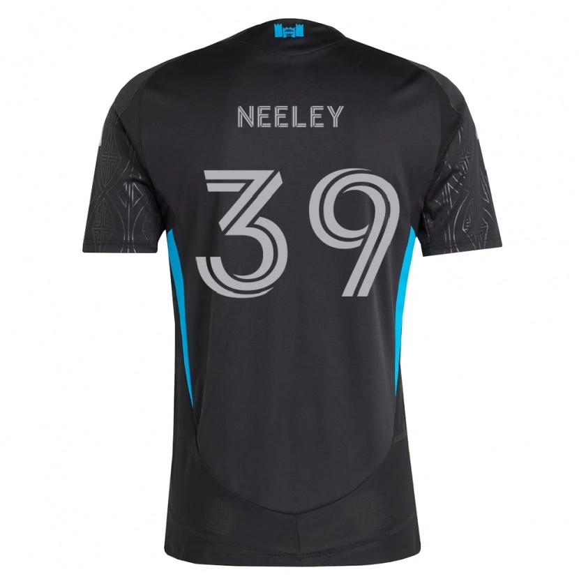 Danxen Mænd Jack Neeley #39 Sort Hvid Himmelblå Udebane Spillertrøjer 2026/27 Trøje T-Shirt