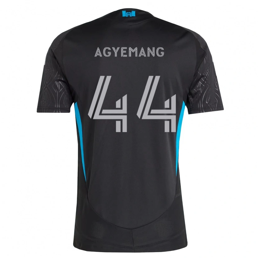 Danxen Mænd Morrison Agyemang #44 Sort Hvid Himmelblå Udebane Spillertrøjer 2026/27 Trøje T-Shirt
