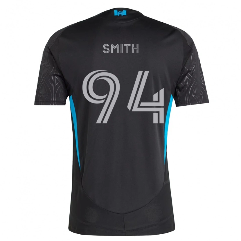 Danxen Mænd Gavin Smith #94 Sort Hvid Himmelblå Udebane Spillertrøjer 2026/27 Trøje T-Shirt