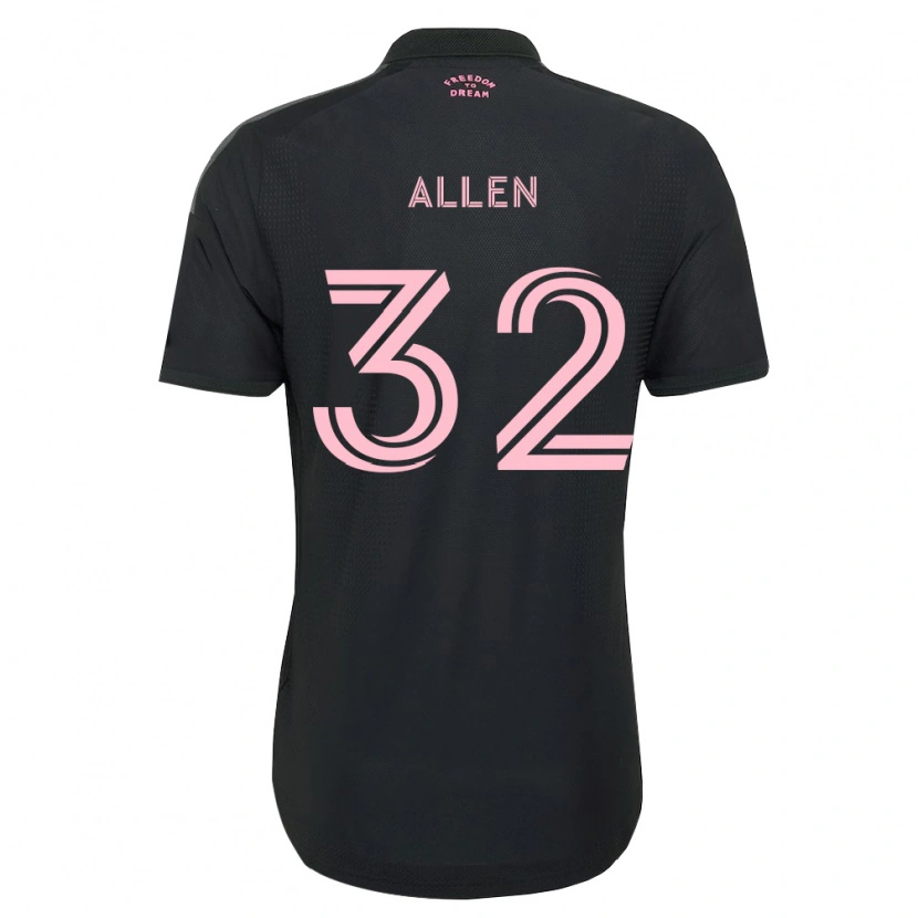 Danxen Mænd Noah Allen #32 Pink Sort Hvid Udebane Spillertrøjer 2026/27 Trøje T-Shirt