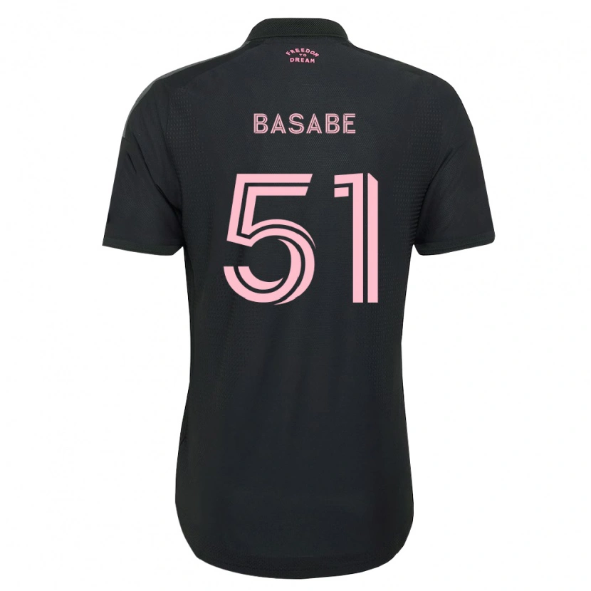 Danxen Mænd Samuel Basabe #51 Pink Sort Hvid Udebane Spillertrøjer 2026/27 Trøje T-Shirt