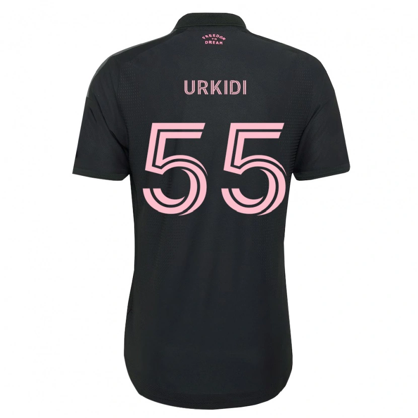 Danxen Mænd Ian Urkidi #55 Pink Sort Hvid Udebane Spillertrøjer 2026/27 Trøje T-Shirt