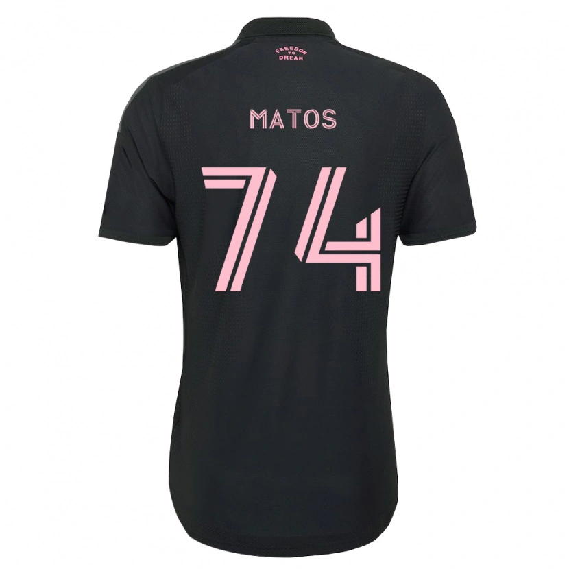 Danxen Mænd Diego Matos #74 Pink Sort Hvid Udebane Spillertrøjer 2026/27 Trøje T-Shirt