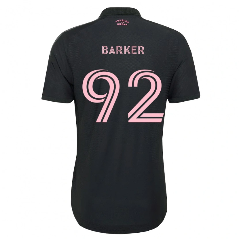 Danxen Mænd Lucas Barker #92 Pink Sort Hvid Udebane Spillertrøjer 2026/27 Trøje T-Shirt