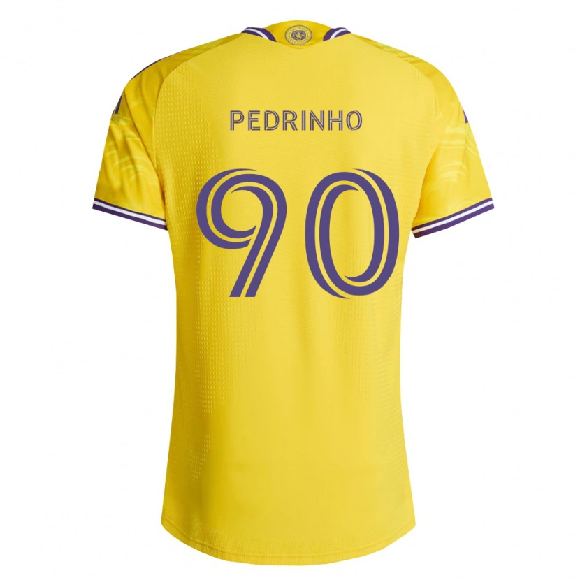 Danxen Mænd Pedro Leão #90 Gul Lilla Udebane Spillertrøjer 2026/27 Trøje T-Shirt