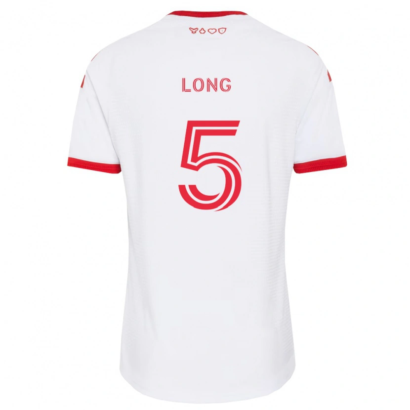 Danxen Mænd Kevin Long #5 Hvid Rød Sort Udebane Spillertrøjer 2026/27 Trøje T-Shirt