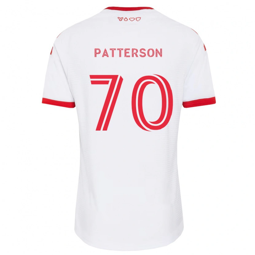 Danxen Mænd Harrison Patterson #70 Hvid Rød Sort Udebane Spillertrøjer 2026/27 Trøje T-Shirt