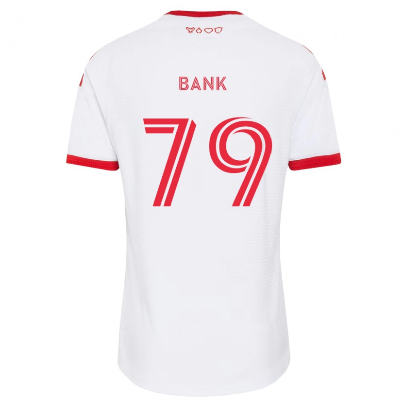 Danxen Mænd Fletcher Bank #79 Hvid Rød Sort Udebane Spillertrøjer 2026/27 Trøje T-Shirt