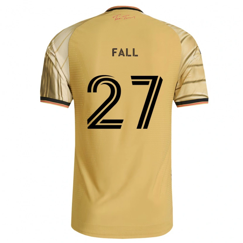 Danxen Mænd Fallou Fall #27 Brun Gul Sort Udebane Spillertrøjer 2026/27 Trøje T-Shirt
