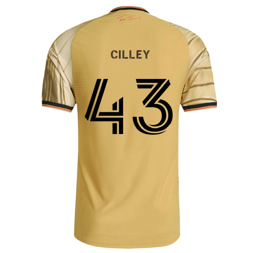 Danxen Mænd Cam Cilley #43 Brun Gul Sort Udebane Spillertrøjer 2026/27 Trøje T-Shirt