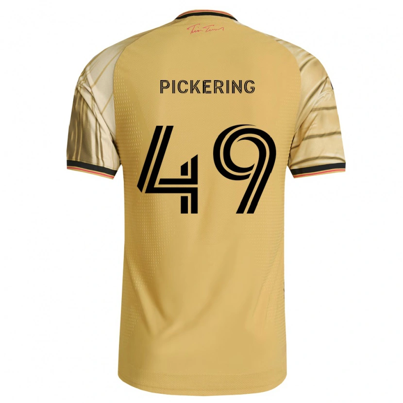 Danxen Mænd Nighte Pickering #49 Brun Gul Sort Udebane Spillertrøjer 2026/27 Trøje T-Shirt