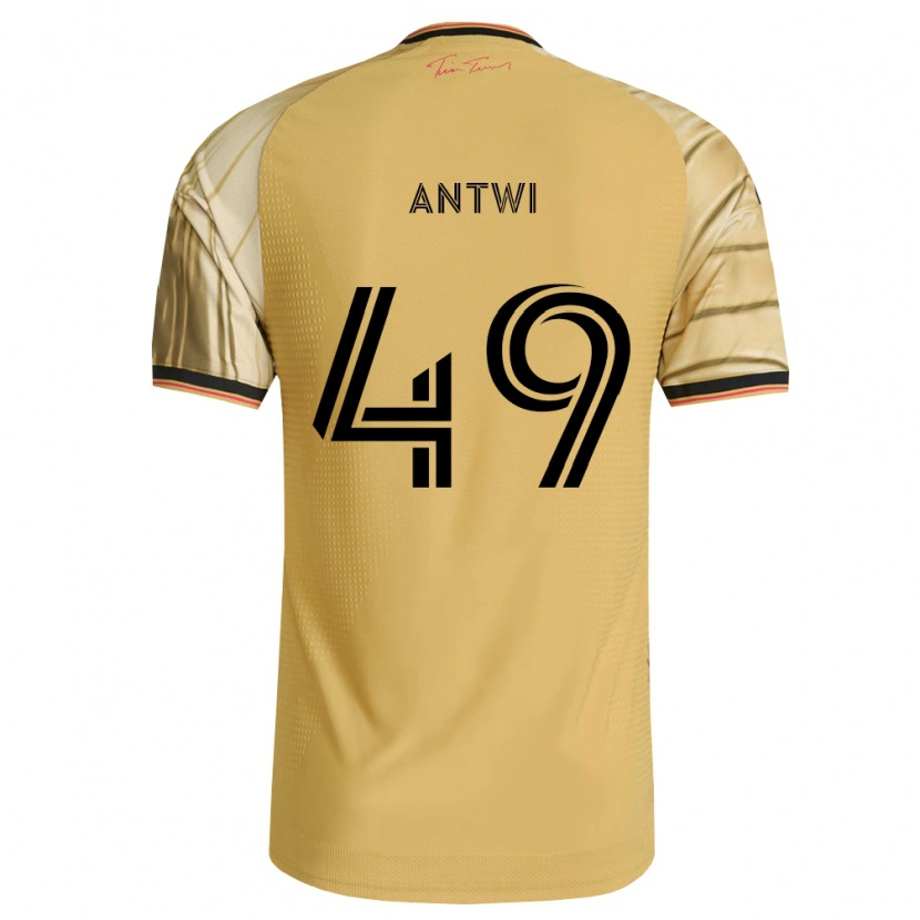 Danxen Mænd Seth Antwi #49 Brun Gul Sort Udebane Spillertrøjer 2026/27 Trøje T-Shirt