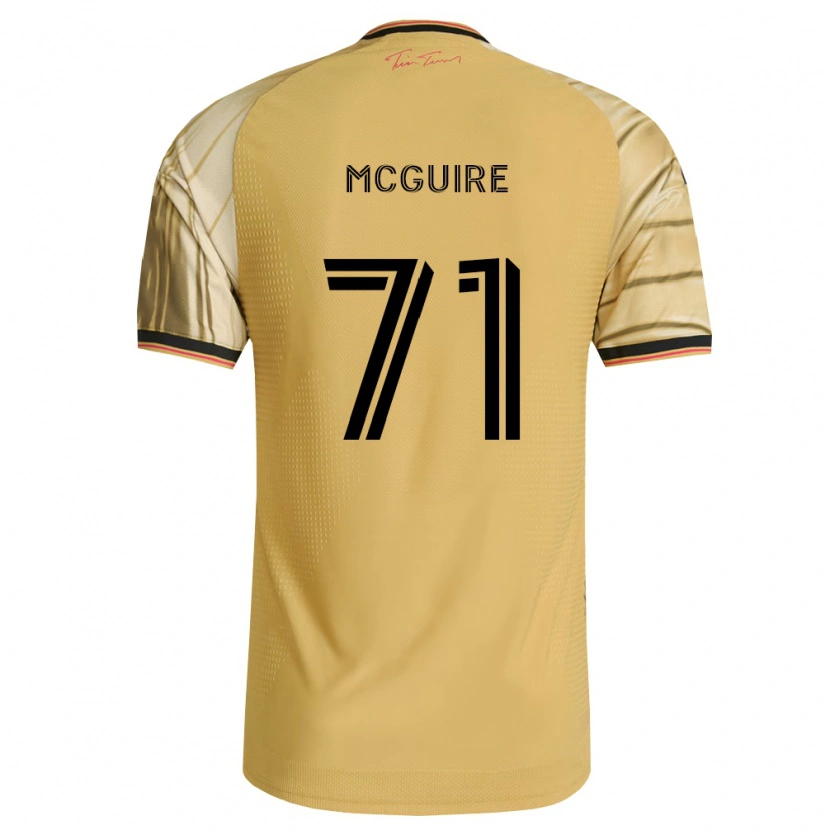 Danxen Mænd Nolan Mcguire #71 Brun Gul Sort Udebane Spillertrøjer 2026/27 Trøje T-Shirt